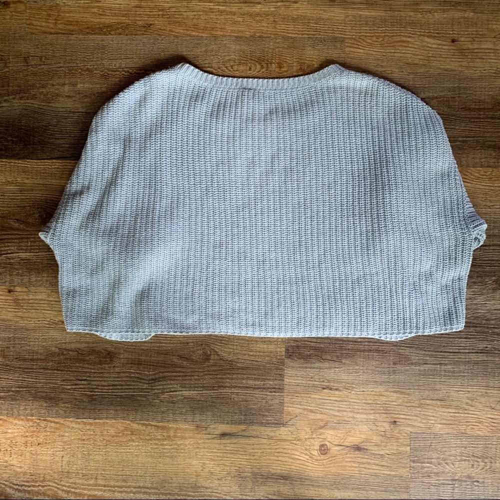 Free People Oversized Crop Sweater - Picture 5 of 7